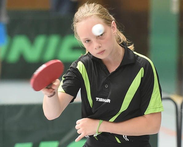 Johanna Binzel beim 3. Platz der VVRL 2018 in Langenlonsheim